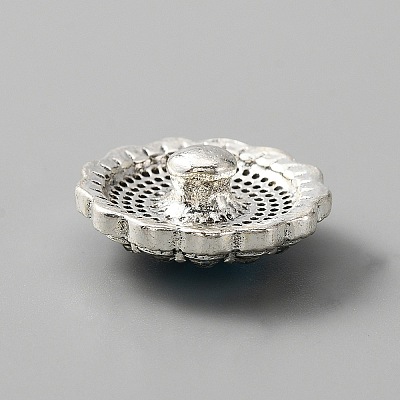 Alloy Rhinestone Snap Buttons FIND-WH0145-74B-1