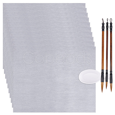 10Pcs Chinese Calligraphy Brush Water Writing Magic Cloth AJEW-PH0004-93A-1