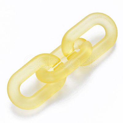 Transparent Acrylic Linking Rings OACR-S036-006A-K10-1