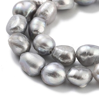 Dyed Natural Cultured Freshwater Pearl Beads Strands PEAR-P062-30C-1