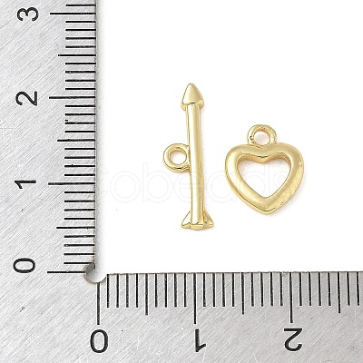 Brass Toggle Clasps KK-CBAFC6C-07C-G-1