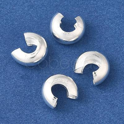 Brass Crimp Bead Cover KK-K383-07D-S-1