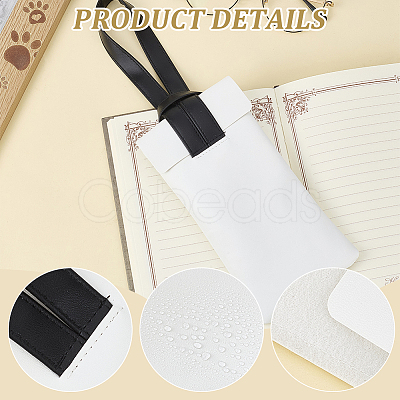 PVC Imitation Leather Eyeglass Cases ABAG-CN0001-66B-1