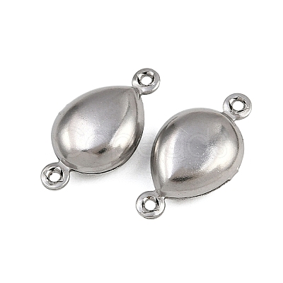 304 Stainless Steel Connector Charms STAS-L297-06P-1