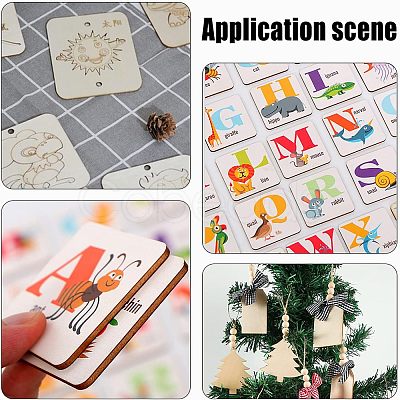 Poplar Wood Cabochon WOOD-NB0001-95-1