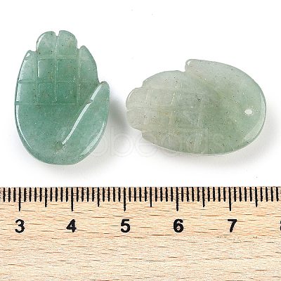 Natural Green Aventurine Pendants G-K359-03D-1