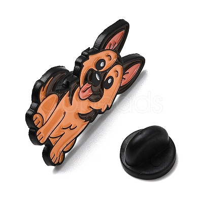 German Shepherd Enamel Pins LS-JEWB-I055-04EB-07-1