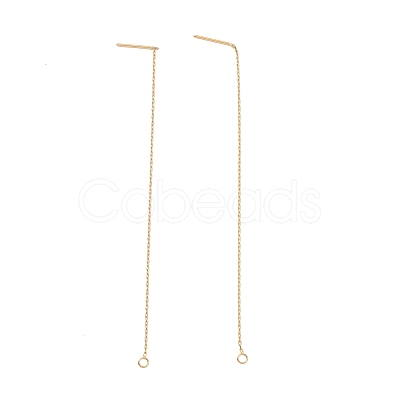 Ion Plating(IP) 304 Stainless Steel Stud Earring Finding LS-X-STAS-E161-06G-1