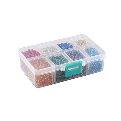 1 Box 8/0 Glass Seed Beads Round  Loose Spacer Beads SEED-X0050-3mm-02-1