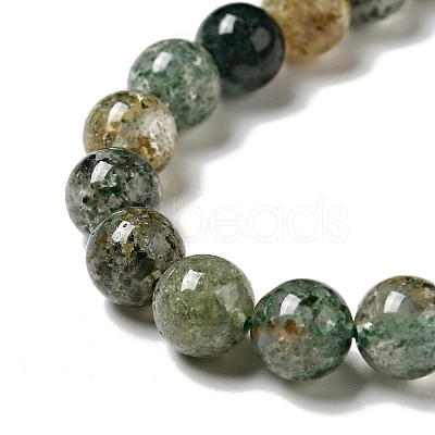 Natural Fuchsite Beads Strands G-K285-40B-1-1