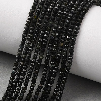 Natural Green Tourmaline Beads Strands G-G302-B01-3x2mm-1