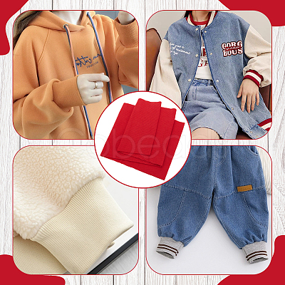 Cotton with Spandex Ribbing Fabric for Cuffs FIND-WH0260-39B-1