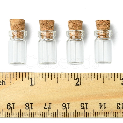 18Pcs Glass Jar Glass Bottle Bead Containers CON-FS0001-16-1