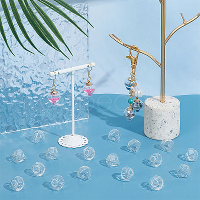 Clear Glass Bottles for Bead Containers AJEW-WH0596-151B-1