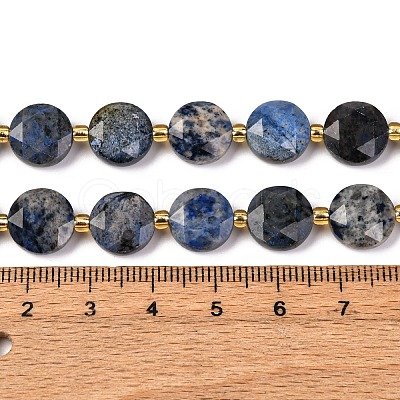 Natural Dumortierite Beads Strands G-C116-A113-01-1