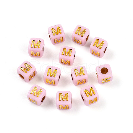 Plating Acrylic Beads OACR-N140-01D-M-1