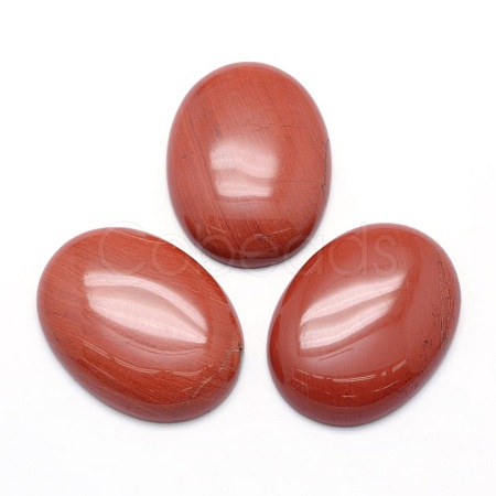 Natural Red Jasper Cabochons G-P393-I18-1