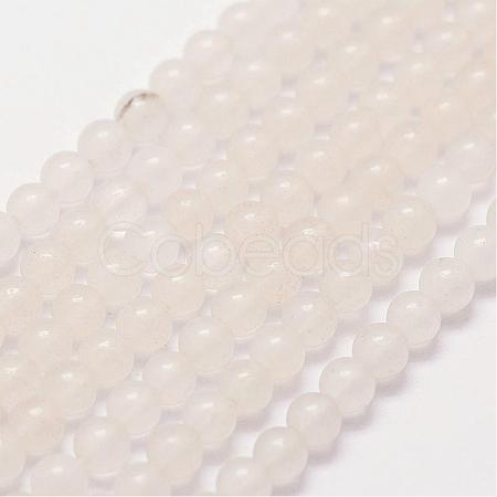 Natural White Jade Beads Strands G-N0190-09-3mm-1