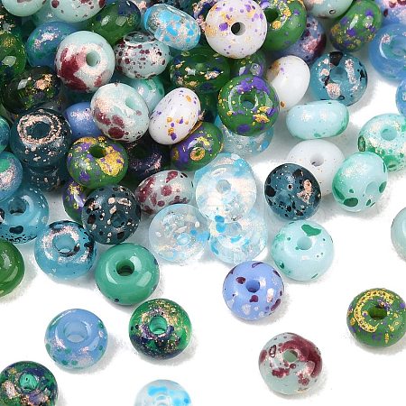 Picasso Glass Seed Beads GL-CBAB80E-03A-1