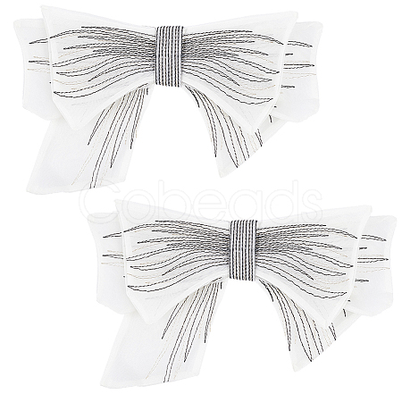 Ppolyester Thread Iron on/Sew On Patches PATC-WH20007-04A-02-1