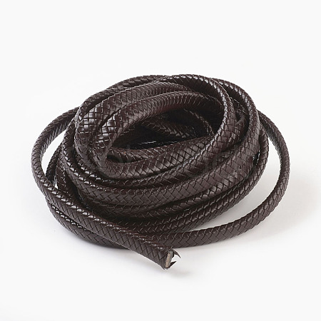 Braided Leather Cord WL-F009-C02-12x6mm-1