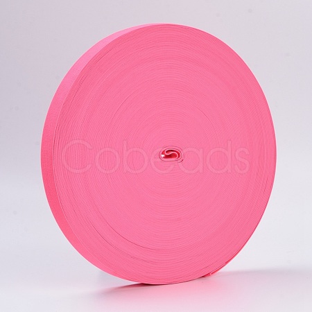 Colored Flat Elastic Rubber Band EC-WH0002-06-1