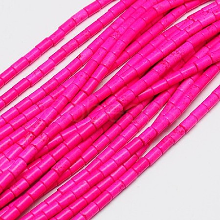 Synthetic Turquoise Beads Strands TURQ-G120-5x9mm-01-1