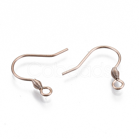 304 Stainless Steel Earring Hooks STAS-S111-011RG-NR-1