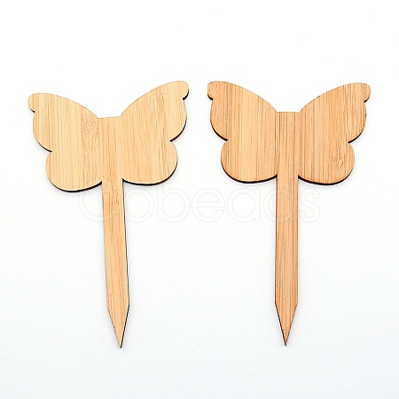 Bamboo Plant Labels LS-FIND-WH0010-23-1
