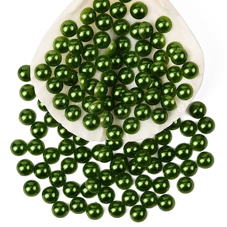 100Pcs ABS Plastic Imitation Pearl Cabochons SACR-YW0001-79D-1
