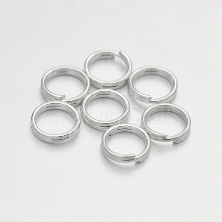 Brass Split Rings X-KK-E647-10S-6mm-1