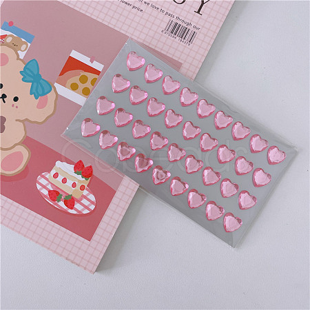 Acrylic Rhinestone Self-Adhesive Stickers WG57164-03-1