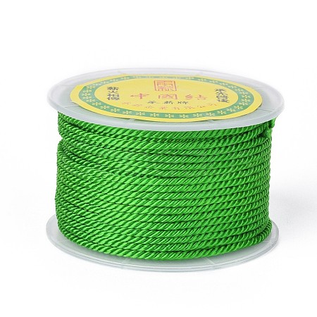 Polyester Milan Cord for DIY Jewelry Craft Making OCOR-F011-D12-1
