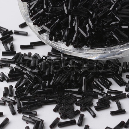 Glass Twisted Bugle Beads SEED-K002-A01-1-1