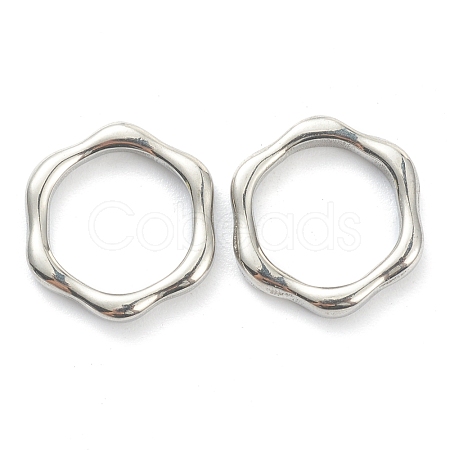 Non-Tarnish 304 Stainless Steel Linking Rings STAS-P279-02A-P-1