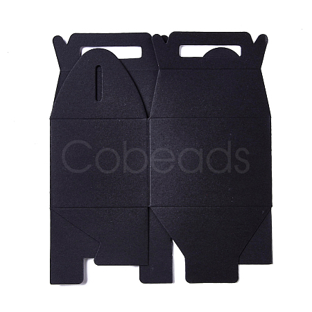Creative Portable Foldable Paper Gift Box with Handles CON-E021-02E-1