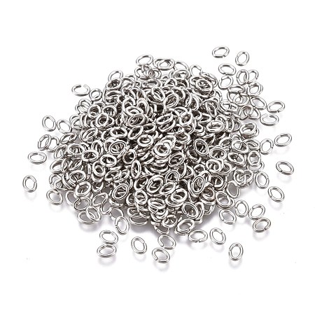 Tarnish Resistant 304 Stainless Steel Open Jump Rings STAS-F250-11P-H-1