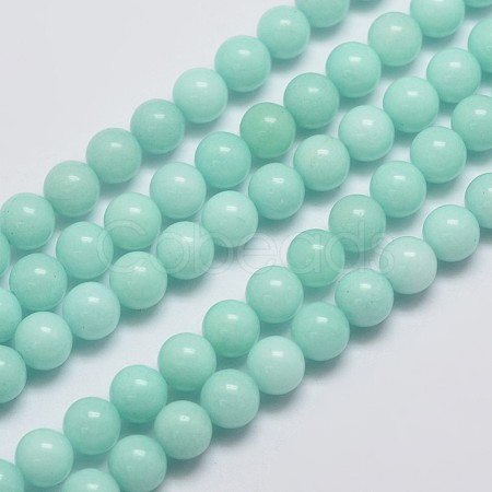 Natural Malaysia Jade Beads Strands G-A146-8mm-B07-1