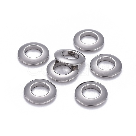Non-Tarnish 304 Stainless Steel Linking Rings STAS-L218-13B-P-1