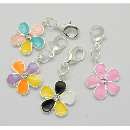 Alloy Enamel Pendants X-ENAM-Q333-M-1