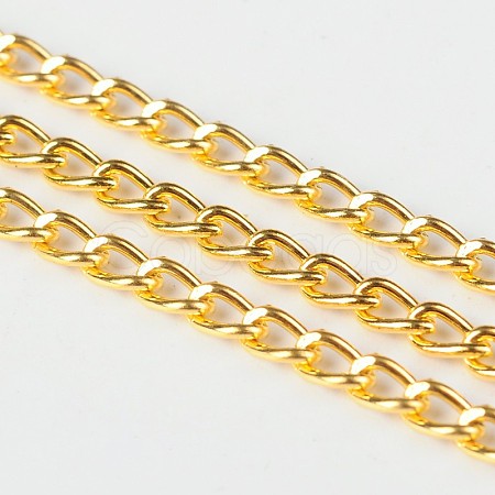 Iron Twisted Chains Curb Chains X-CHS003Y-G-1