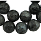 Natural Larvikite Beads Strands, Faceted(128 Facets) Round, about 12mm in diameter, hole: 1mm, 33 pcs/strand, 15 inch