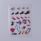 Filler Stickers(No Adhesive on the back), for UV Resin, Epoxy Resin Jewelry Craft Making, Fish Pattern, 150x100x0.1mm