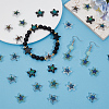 60Pcs 5 Colors Glass Beads GLAA-PA0001-73-4