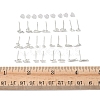 2 Pairs Alloy Stud Earrings for Women EJEW-FS0001-27K-5
