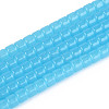 Imitation Jade Glass Beads Strands GLAA-N065-4x4mm-B03-1