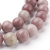 Natural Rhodonite Beads Strands X-G-G099-10mm-33-3