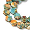 Dyed Synthetic Imperial Jasper Beads Strands G-D337-10mm-A02-4