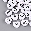Opaque Acrylic Enamel Beads SACR-Q001-16A-C01-1