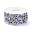 304 Stainless Steel Enamel Curb Chains CHS-P013-01P-06-3